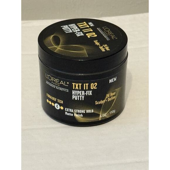 L'Oreal TXT IT 02 Hyper-Fix Putty Extra Strong Hold 4 Oz Hair Product- Matte - Picture 1 of 3